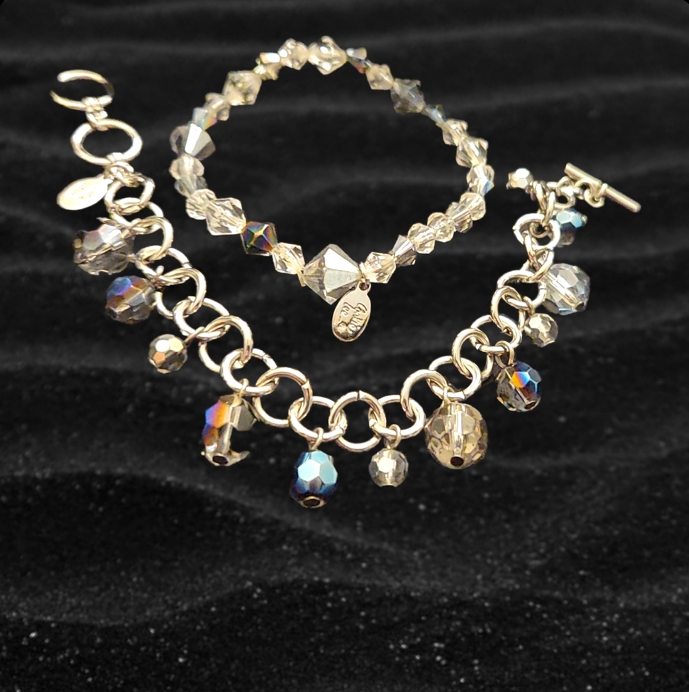 🔥FIRM ON PRICE🔥 VTG COOKIE LEE CHARM BRACELET WITH SIGNED BONUS BRACELET